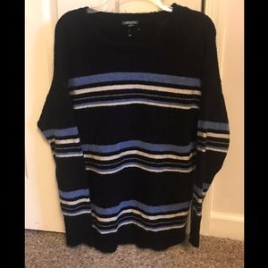 Wild Fable XS Oversized Stripes Pullover Sweater